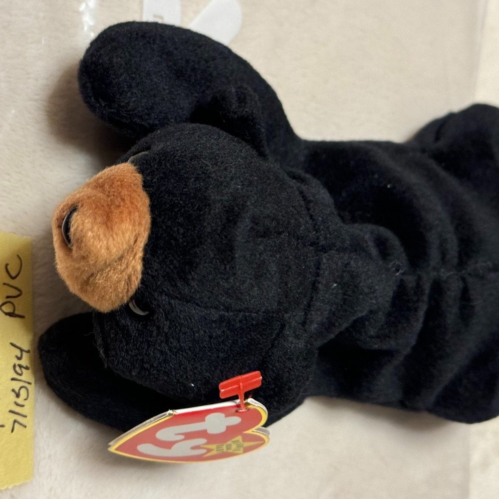 1994 Beanie Baby, Blackie 4011 7/15/94 pvc pellets